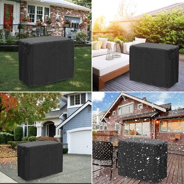 Чохол для гриля Onlyfire, водонепроникний 600D PVC, 104×61×81 см, для вуличного гриля, столу, сервірованого візка, BBQ, захисний чохол для гриля для саду