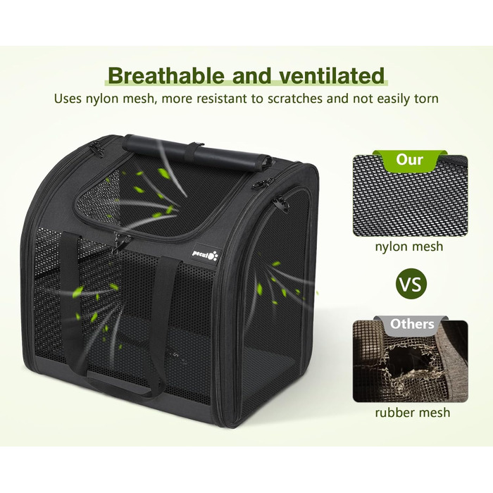 Рюкзак для собак та котів Pecute: переноска для 2 котів або 1 собаки, сірий