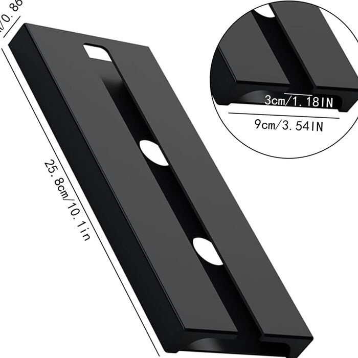 Тримачі для келихів вина ROLMZJX (2 шт.) - підвісні, для шафи, пластикові, чорні. Підходять для дому, ресторану, готелю, бару.