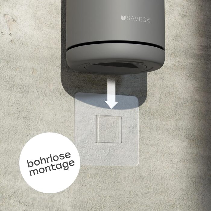 Силіконова щітка для унітазу на стіну - без свердління, з тримачем. Точна щітка для унітазу - сірий колір