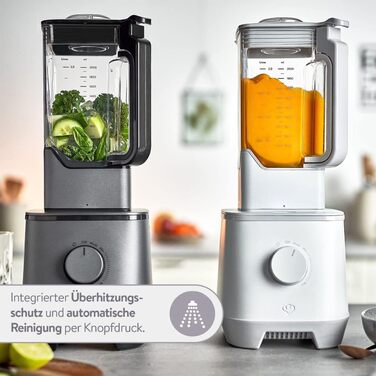 Hochleistungsmixer SPRINGLANE Hanno 2000W: 4 програми, самоочищення, 2.5л Tritan, без BPA, з нержавіючою сталею, To-Go пляшка