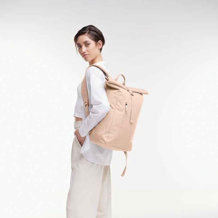 Рюкзак GOT BAG Rolltop Easy із переробленого океанічного пластику, водонепроникний, для ноутбука 16'', 31 л (Pearl)