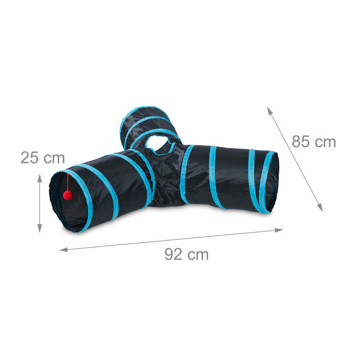 Relaxdays Collapsible Cat Tunnel - 3 Ways