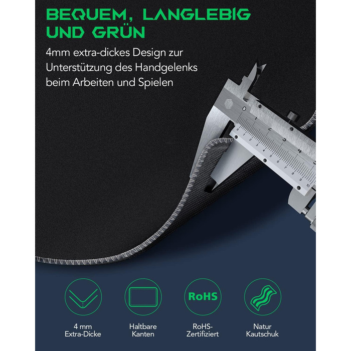 Ігрова мишка Pad Black Shark Manta P3 XL (90x40 см) - килимок для миші з RGB підсвічуванням, вологостійкий, чорний