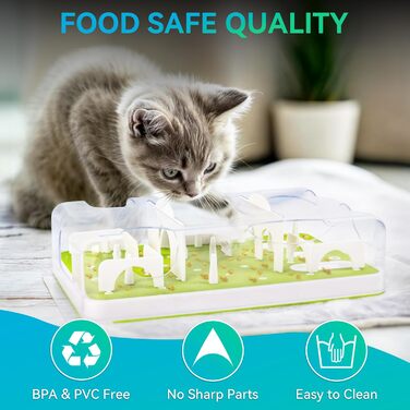 ALL FOR PAWS Interactive Cat Food Station Puzzle, Interactive Intelligence Toy for Cats, Interactive Cat Toy...