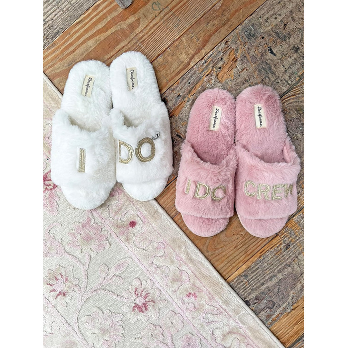 Домашні тапочки Dearfoams для нареченої та дружок, 