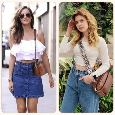 Сумка жіноча BROTOU через плече з натуральної шкіри, чорна. Кросбоді з широким ременем, три відділення, картки