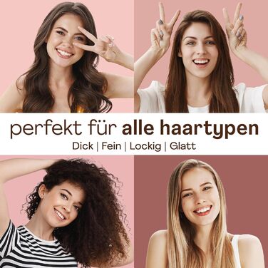 Щітка для волосся без заплутування - розпушувальна щітка для жінок - Paddle Brush - м'які щетинки для волосся та шкіри голови - підходить для всіх типів волосся (Рожеве золото & Білий)