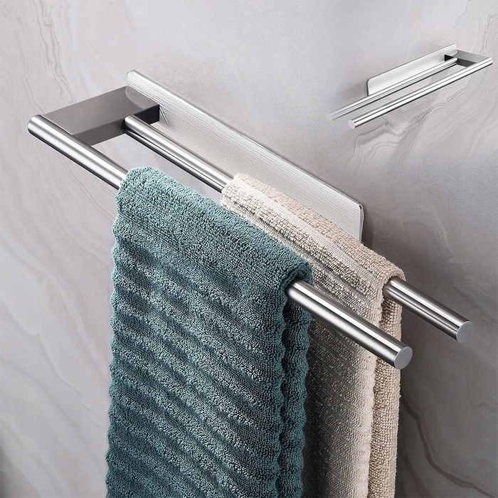 Тримач для рушників без свердління, настінний гачок у ванну кімнату, 1 шт.