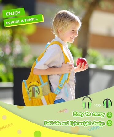 Навушники для захисту вух дитячі, SNR 26dB, для сну, навчання, регульоване наголов'я (зелені)