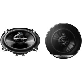 Автомобільні коаксіальні динаміки Pioneer TS-G1330F 13 см, 3-смугові, 250 Вт, комплект 2 шт., потужний звук, з гратами