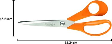Універсальні ножиці Fiskars для правші, 21 см, якісна сталь/пластик, серія Classic, 1000815