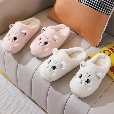 Теплі плюшеві тапочки Shaine для дому: жіночі, чоловічі, унісекс, з антиковзанням, бавовна, колір рожевий (38/39 EU)