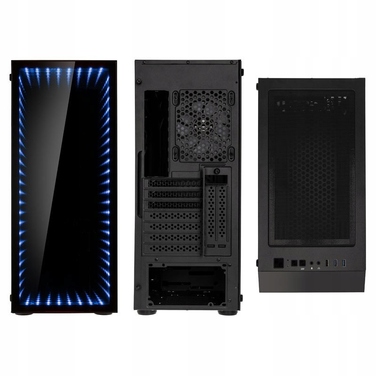 Корпус Kolink Void Rift ARGB Midi Tower, чорний