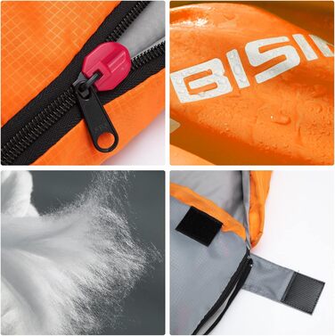 Сплячий мішок BISINNA 4 сезони, 1.9 кг, водонепроникний, для дорослих, кемпінг, туризм, поход