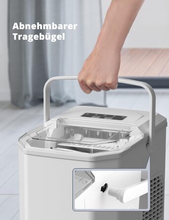 Професійний виробник льоду 12 кг/24 год. Ice Maker 1.5 л, швидкість виробництва 6-13 хв.