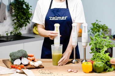 Погружний блендер Zelmer ZHB4561I 800 Вт, білий