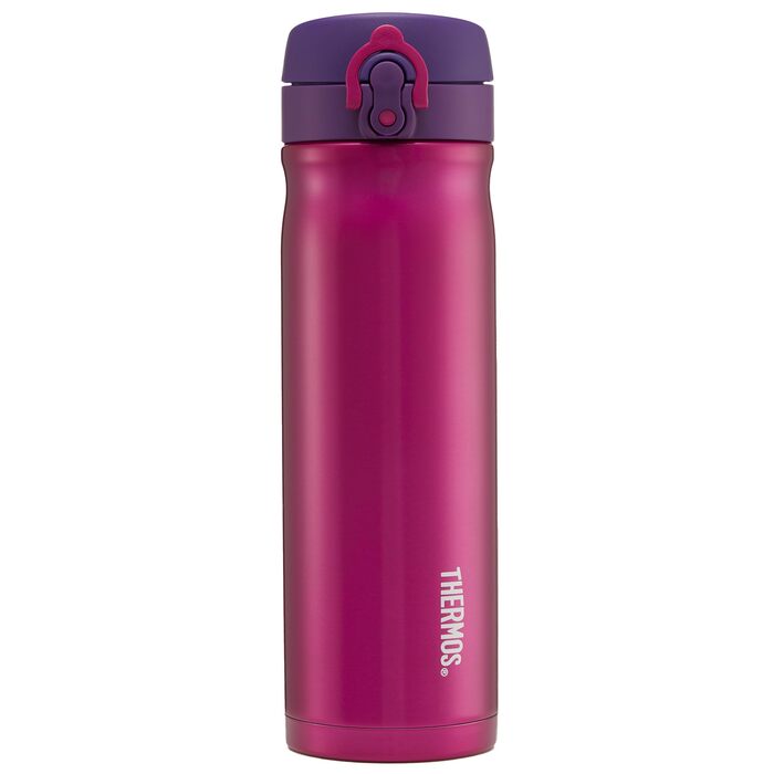 Термобутилка Thermos Pink Direct (470 мл) — ізольована сталева пляшка для напоїв з герметичною кришкою, рожева