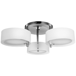 HOMCOM 3-Light Modern Pendant Light - White, 25.6