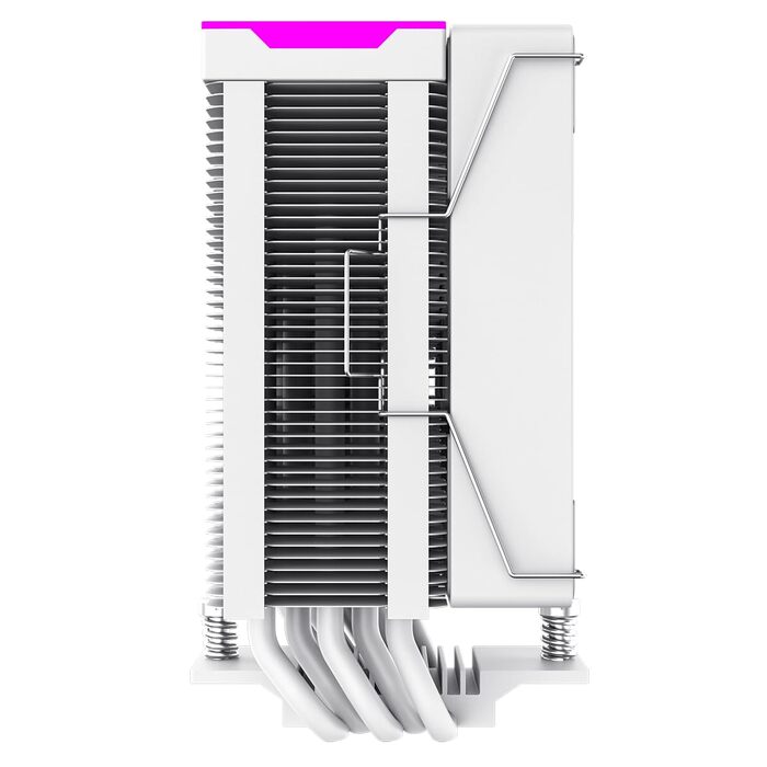 Кулер CPU GAMEMAX SIGMA 550 Infinity Weiß: 220W, 5 Heatpipes, ARGB PWM 120mm, LGA1851/1700/AM5/AM4