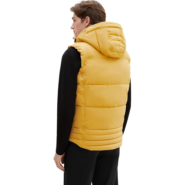 Жилет чоловічий Tom Tailor з капюшоном, утеплений, артикул 1037355 (XXL, Golden Fall)