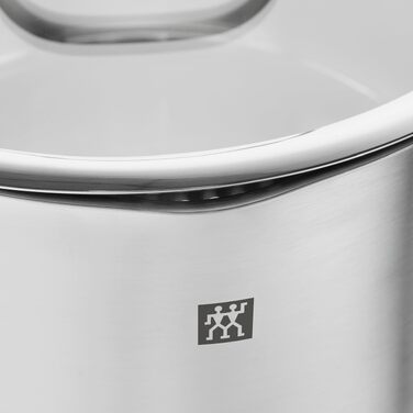Набір каструль ZWILLING TrueFlow з кришками, 5 предметів, нержавіюча сталь, для індукційних плит, сріблястий