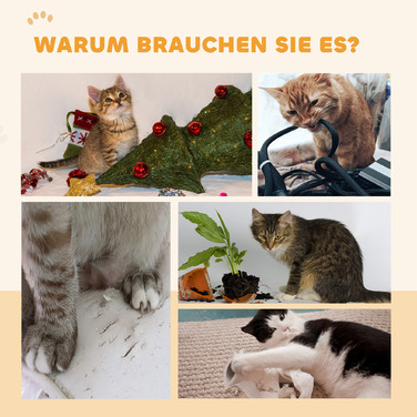 PawHut Колесо для котів PawHut, бігове колесо для котів 91 см з гальмом, когтеточкою, колесо для котів для здорових рухів, розслаблення, горіх | Aosom