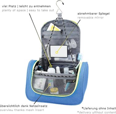 Сумка для ванни Tee-UU Hero | Міцна, організована, різні кольори (блакитний)