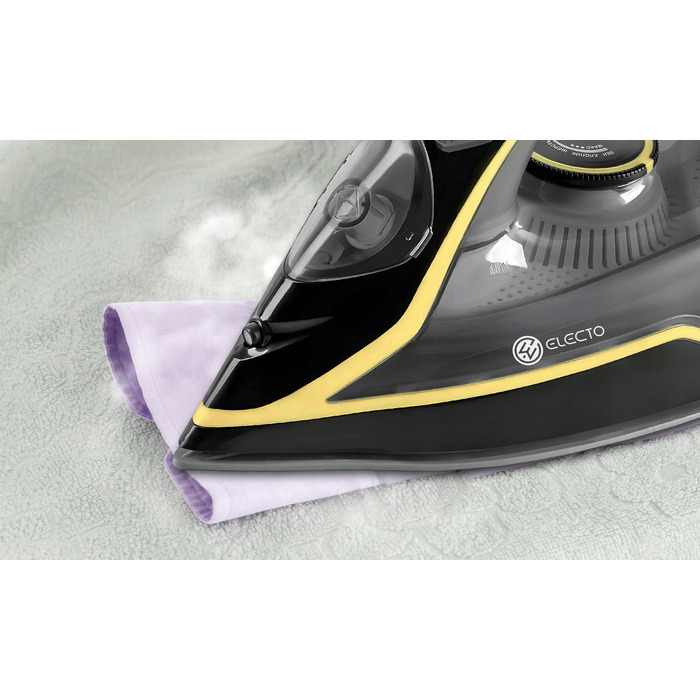 Парова праска Electo з керамічною підошвою, 3000 Вт, 380 мл, бежево-коричнева