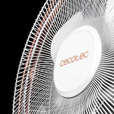 Вентилятор Cecotec EnergySilence 1030 SmartExtreme: 16 дюймів, 28W, DC-двигун, 24 швидкості, 3 режими, осциляція, тиха робота, регулювання висоти, 10 лопатей, білий