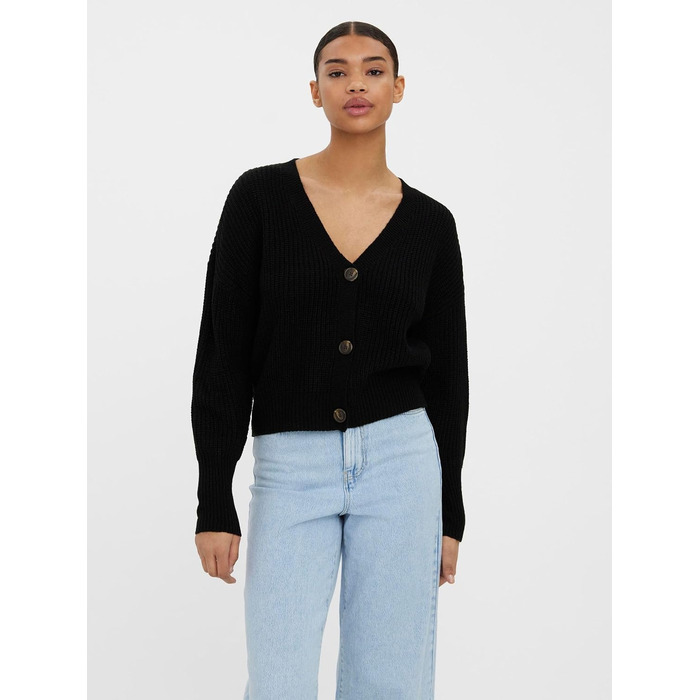 Жіночий кардиган VERO MODA VMLEA чорного кольору