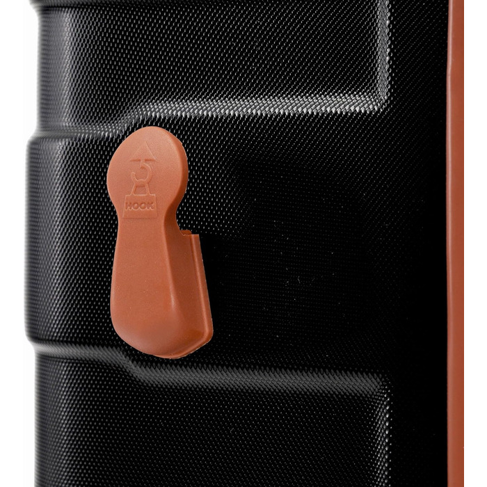 Набір валіз Merax 5-ти частинний: велика, середня, маленька, сумка та аксесуар, ABS, TSA-замок, розширюється, чорний