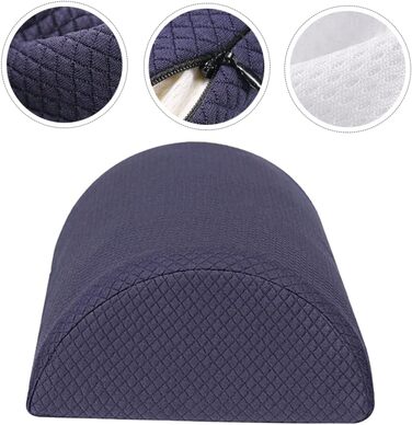 JECOMPRIS Half-Cylindrical Leg Pillow Neck Support Pillow Cushion Pillow Elastic Knee Pillow Knee Protector Rest Pillow for Office Back Pillow Sponge Neck Cushion Rest Mat Head Pillow