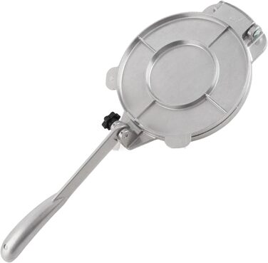 Пресс для тортилій та тако з чавуну Gusseisen (16 см, срібний)