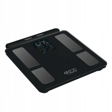 Електронні скляні ваги 4FIZJO з аналізом складу тіла, до 180 кг