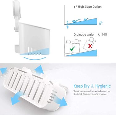 ilikable Shower Shelf WITHOUT DRILLING, Shower Basket with Strong Suction Cup, 1000 Times Reusable Storage Shelf for Shower, Max 10 KG Bathroom Shelf