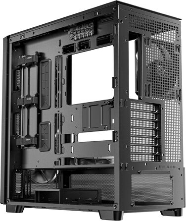 Корпус для ПК Antec Flux Midi Tower, чорний матовий, Gaming Case