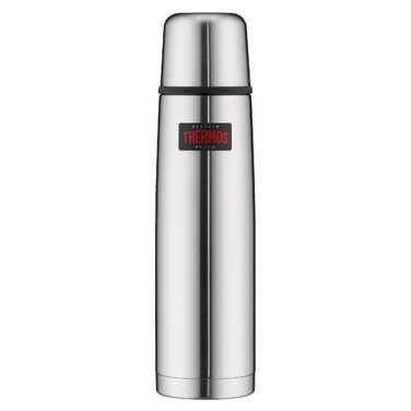 Термос Thermos Light & Compact із чашкою-кришкою, нержавіюча сталь, 1.0 л, сріблявий матовий