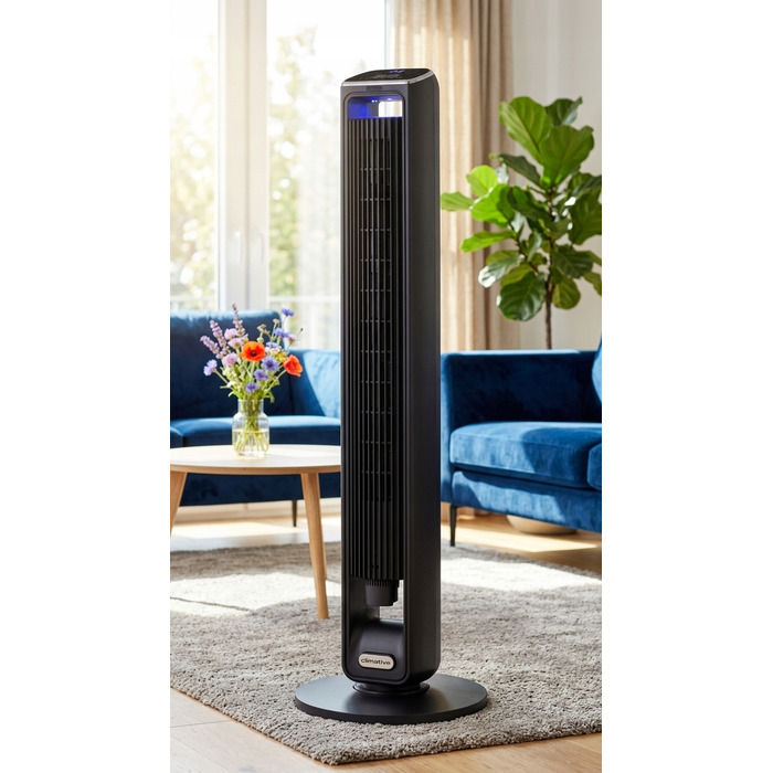 Колонний вентилятор Climative Aroma, чорний