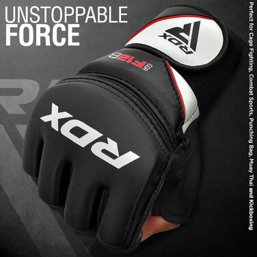 Боксерські рукавички RDX Profi MMA: шкіра Maya Hide, для спарингу, кикбоксингу, муай-тай, чоловічі/жіночі