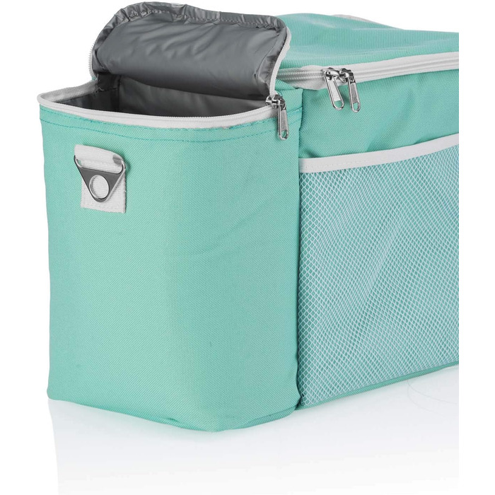 Термосумка Dimono® 15L з 3 контейнерами для їжі; сумка-холодильник для пікніка з 3 ланч-боксами + кришка; сумка для обіду з 3 боксами та охолоджувальною вставкою (Туркіс)