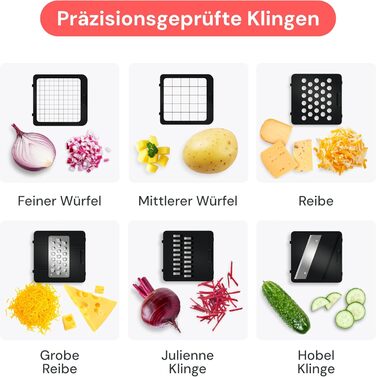 Набір для нарізки овочів Fullstar 6-в-1: слайсер, жульєн, тертка для овочів, фруктів, сиру