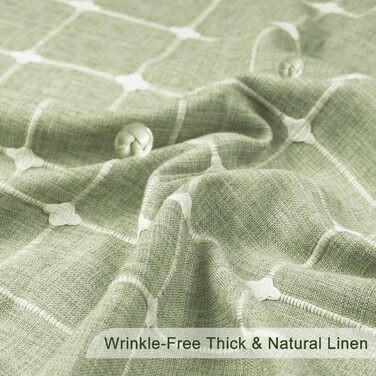 Штора для душу м'ятного кольору в стилі бохо - льон, 72x78 дюймів (183x193 см) з китицями