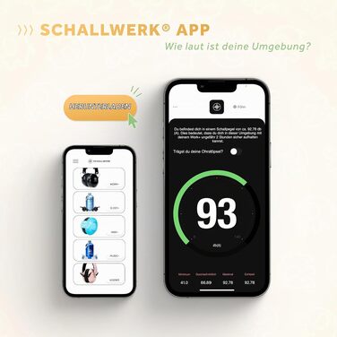 Дитячі шумопоглинаючі навушники-захисники Schallwerk® Mini+ (Lion Honey) — преміум захист слуху для немовлят та дітей