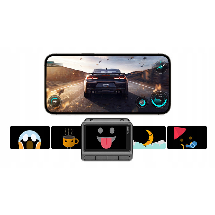 Автомобільний відеореєстратор DDPAI Z60 Pro + Задня камера + Hardwire Kit + Карта пам'яті 128GB