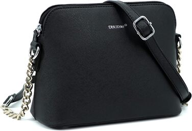Сумка жіноча TANTOMI через плече: елегантна чорна крос-боді сумка на ланцюжку для вечірок