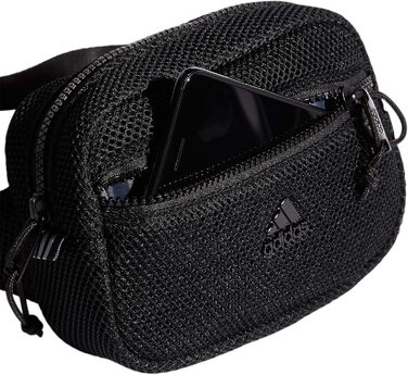 Унісекс поясна сумка adidas Airmesh для подорожей, спорт, чорна