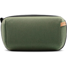 PGYTECH Pouch Tech Electronic Organizer Bag, waterproof cable bag, multifunctional travel bag for action cameras like Insta360 X4, cables, charger, battery, power bank, SD card accessories, Green