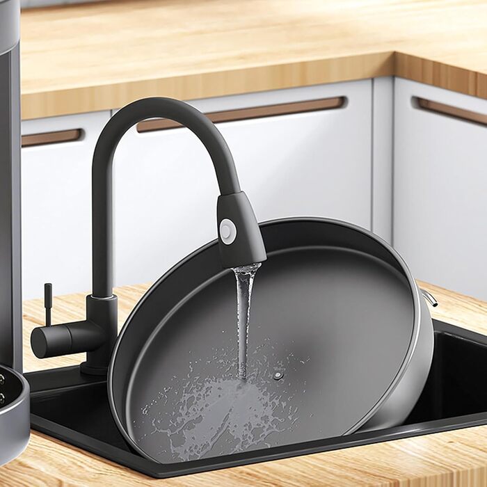 Організатор для спецій Drehteller, поворотна полиця 2 яруси, метал, для шафи, кухні, косметики, ванної кімнати (сірий)