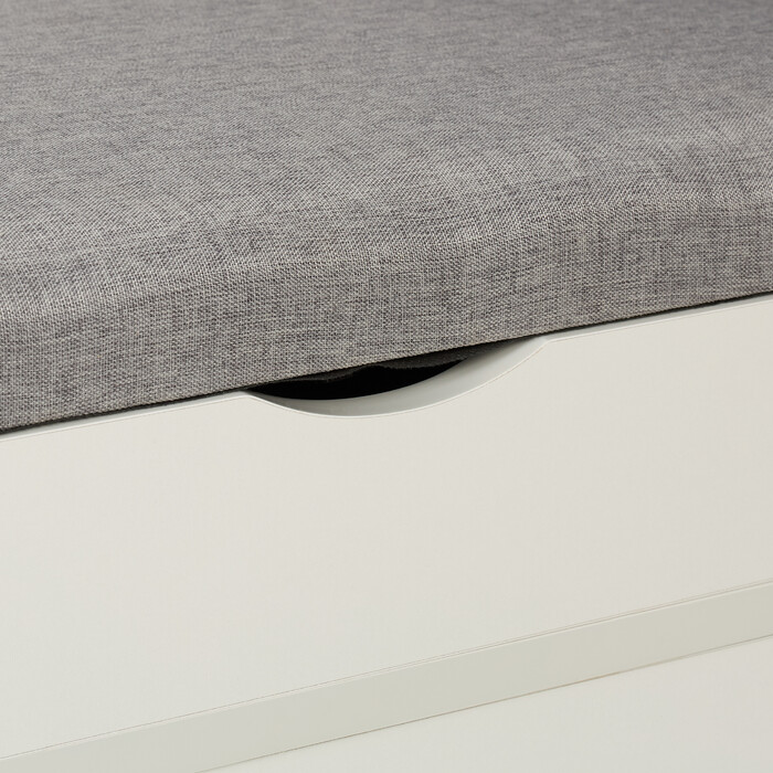 Shoe Bench with Folding Seat